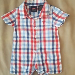 Wrangler Baby Shorts Playsuit